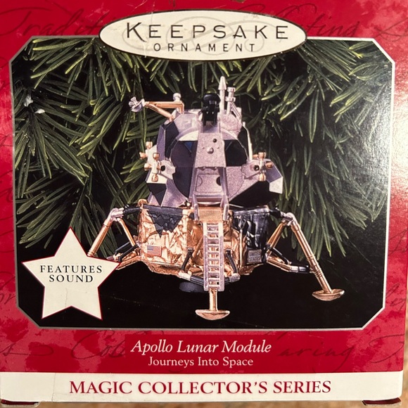 Hallmark Other - Hallmark 1998 Apollo Lunar Module #3 of Series Journeys Into Space Collection.